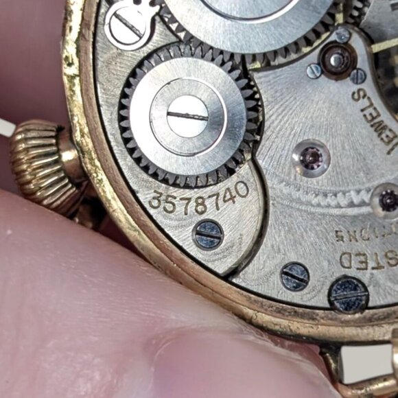 Antique Omega GF Converted Pocket Watch - Picture 7 of 12